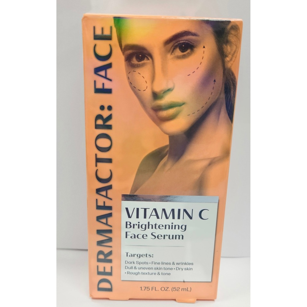 Vitamin C Brightening Face Serum 52ml by Dermafactor NEW